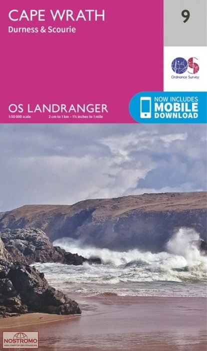 009 CAPE WRATH - DURNESS & SCOURIE | OS hiking map