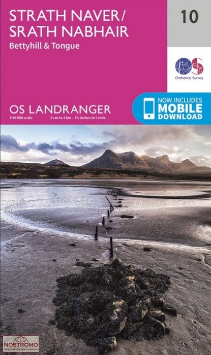 010 STRATH NAVER - BETTYHILL & TONGUE | OS hiking map