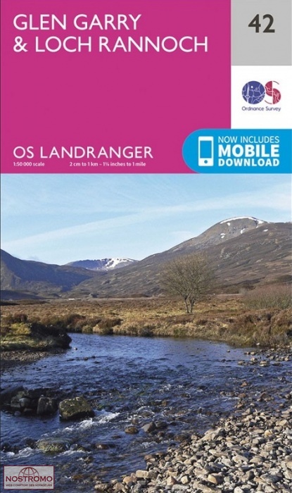 042 GLEN GARRY & LOCH RANNOCH | OS hiking map
