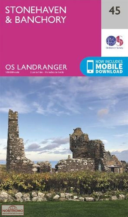 045 STONEHAVEN & BANCHORY | OS hiking map