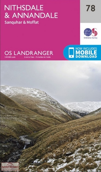 078 NITHSDALE & ANNANDALE - SANQUHAR & MOFFAT | OS hiking map