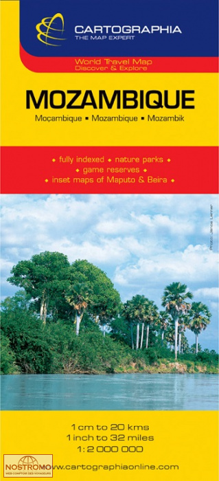 MOZAMBIQUE | carte routière Cartographia
