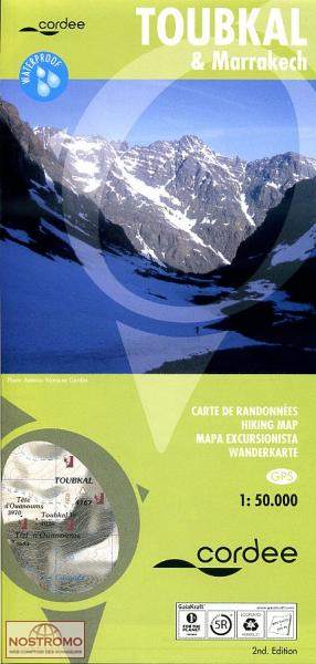 TOUBKAL - MARRAKECH | carte de trekking Mapiberia