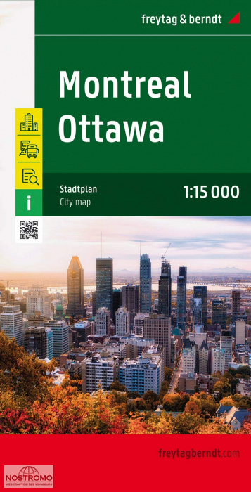 MONTRÉAL - OTTAWA | plan de ville Freytag & Berndt