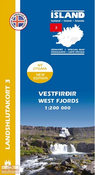 IRK 3 VESTFIRDIR | carte touristique Mal og Menning