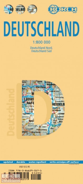 GERMANY | Borch travel map