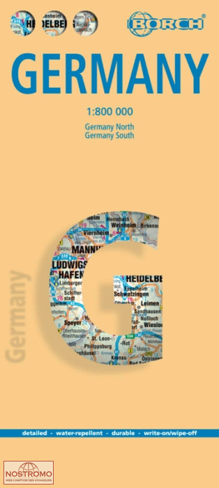 GERMANY | Borch travel map