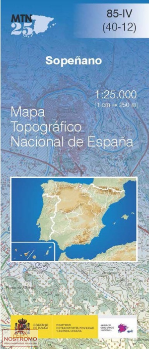 085-4 SOPEÑANO | CNIG topographical map