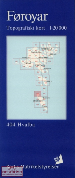 404 HVALBA | Kort & Matrikelstyrelsen topographical map