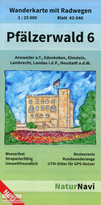 PFÄLZERWALD 6 - ANNWEILER-EDENKOBEN-LANDAU | NaturNavi hiking map