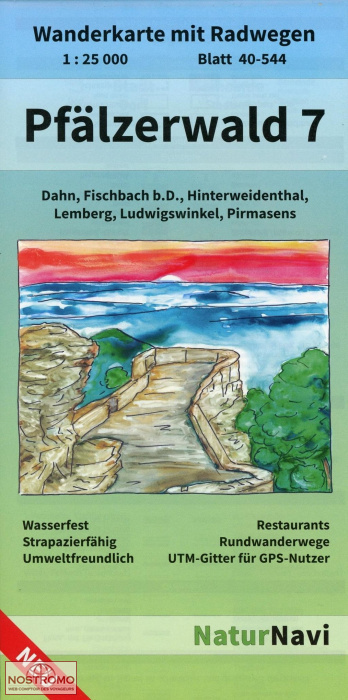 PFÄLZERWALD 7 - DAHN-FISCHBACH-HINTERWEIDENTHAL | NaturNavi hiking map