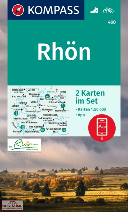 460 RHÖN | Kompass hiking maps
