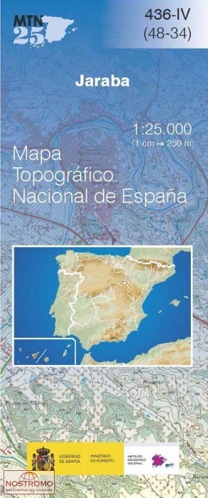 436-4 JARABA | carte topographique CNIG