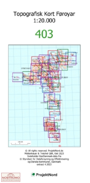 403 FÁMJIN | Kort & Matrikelstyrelsen topographical map