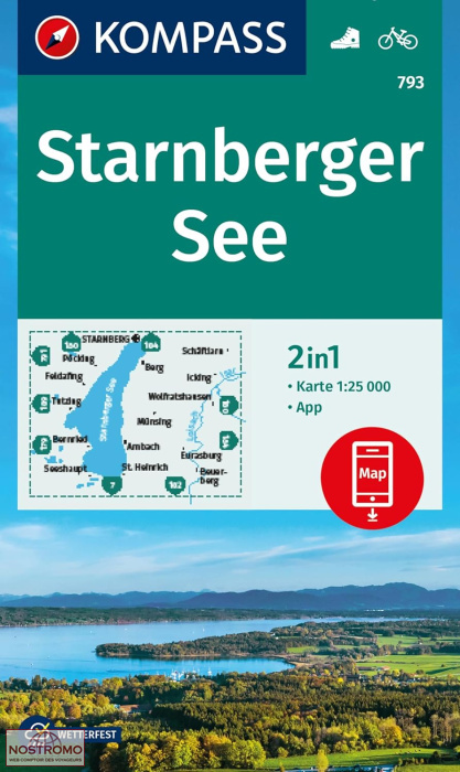 793 STARNBERGER SEE | Kompass hiking map
