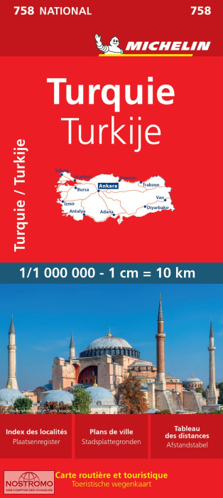 TURQUIE 758 | carte routière Michelin