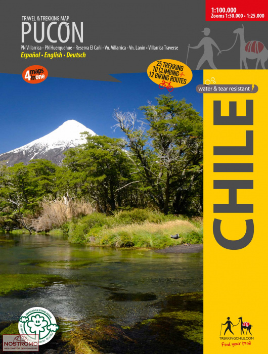 PUCON | Trekkingchile trekking map