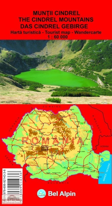 MUNTII CINDREL | Bel Alpin hiking map