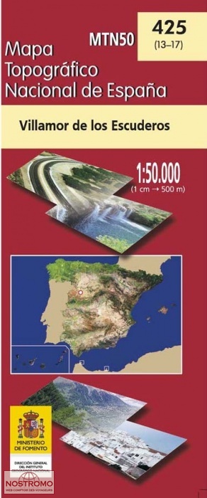 425 VILLAMOR DE LOS ESCUDEROS | carte topographique CNIG