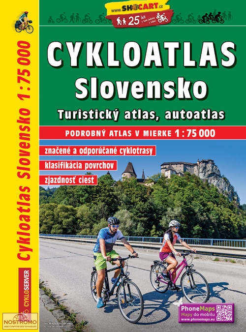 SLOVAQUIE | atlas de cyclotourisme Shocart