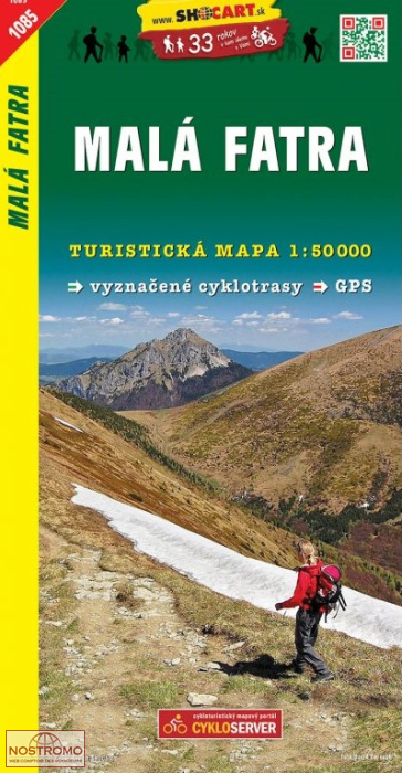 1085 MALÁ FATRA | carte de randonnée Shocart