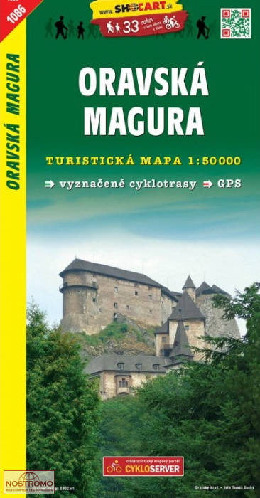 1086 ORAVSKÁ MAGURA | carte de randonnée Shocart