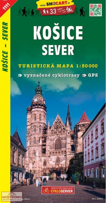1111 KOŠICE SEVER | Shocart hiking map