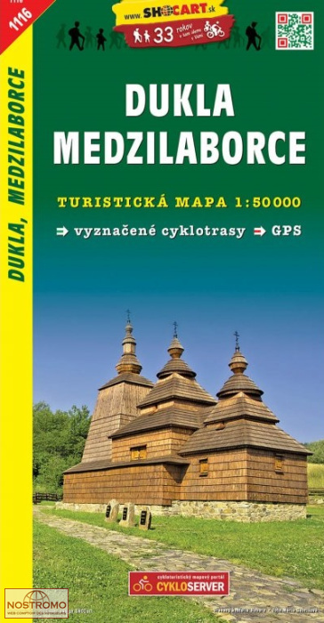 1116 DUKLA - MEDZILABORCE | Shocart hiking map
