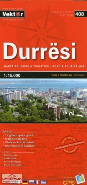 DURRËS | Vektor city map