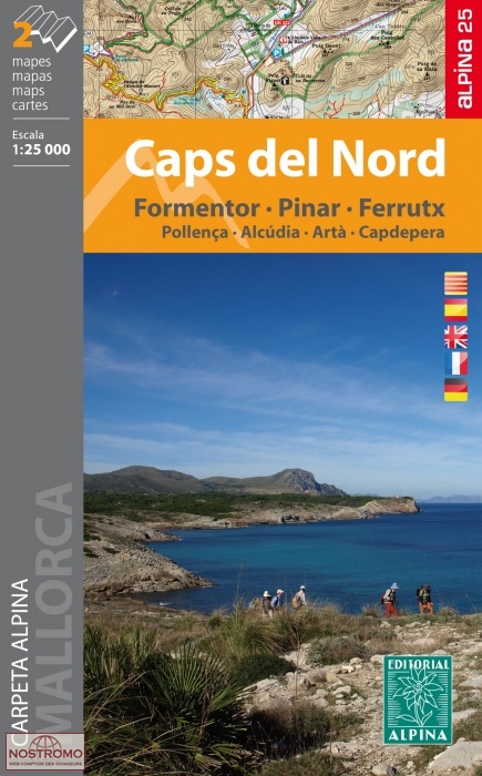 80 CAPS DEL NORD | cartes de randonnée Alpina