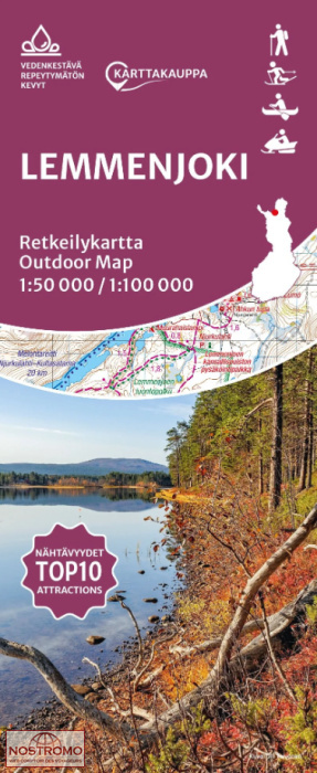 LEMMENJOKI | Karttakauppa hiking map