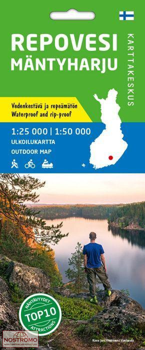 REPOVESI - MÄNTYHARJU | Karttakeskus hiking map