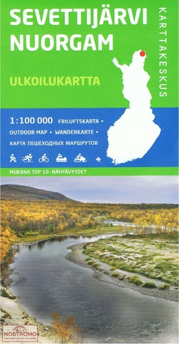 SEVETTIJÄRVI - NUORGAM | Karttakeskus hiking map