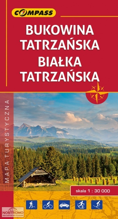 BUKOWINA TATRZAŃSKA - BIAŁKA TATRZAŃSKA | carte de randonnée Compass