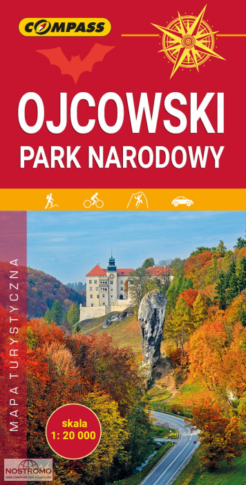 OJCOWSKI PARK NARODOWY | carte de randonnée Compass