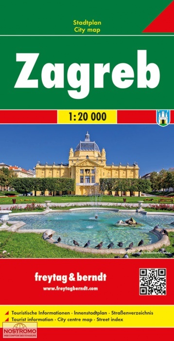 ZAGREB | Freytag & Berndt street map