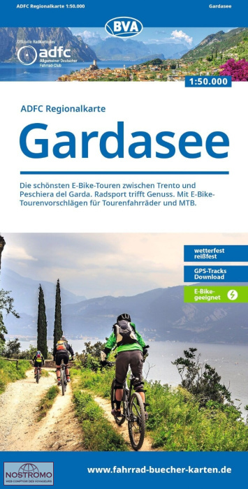 LAC DE GARDE | carte de cyclotourisme BVA BikeMedia