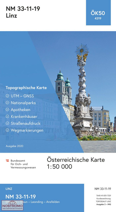 4319 LINZ | carte topographique BEV