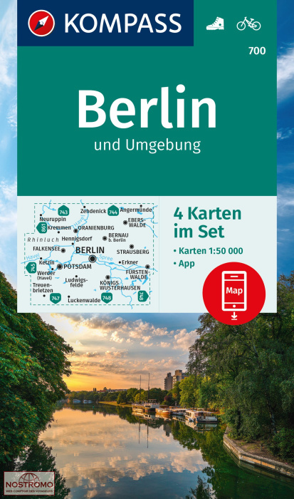 700 BERLIN UND UMGEBUNG | Kompass hiking maps