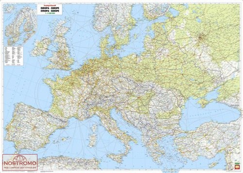 EUROPE PHYSICAL | Freytag & Berndt wall map