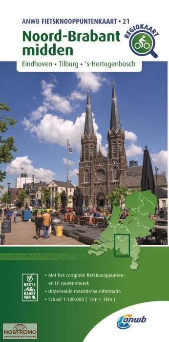 21 NOORD-BRABANT MIDDEN | ANWB cycling map
