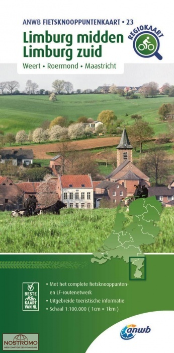23 LIMBURG MIDDEN - LIMBURG ZUID | ANWB cycling map