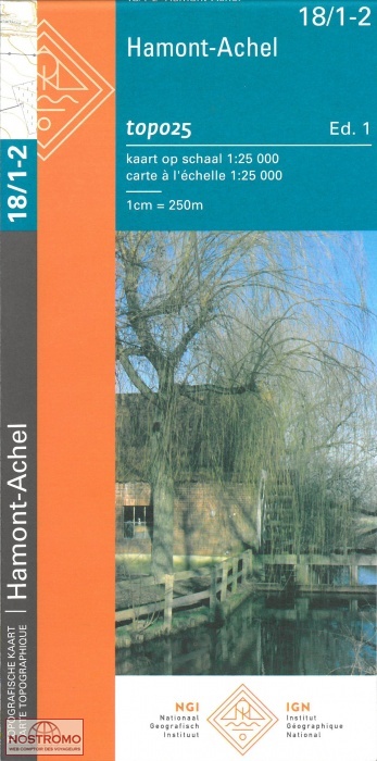 18/1-2 HAMONT-ACHEL | carte topographique NGI/IGN