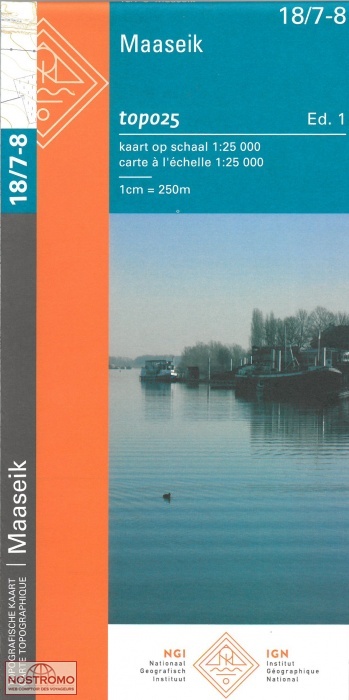 18/7-8 MAASEIK | carte topographique NGI/IGN