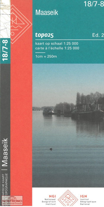 18/7-8 MAASEIK | NGI/IGN topographical map