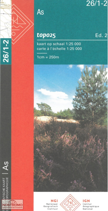 26/1-2 AS | NGI/IGN topographical map