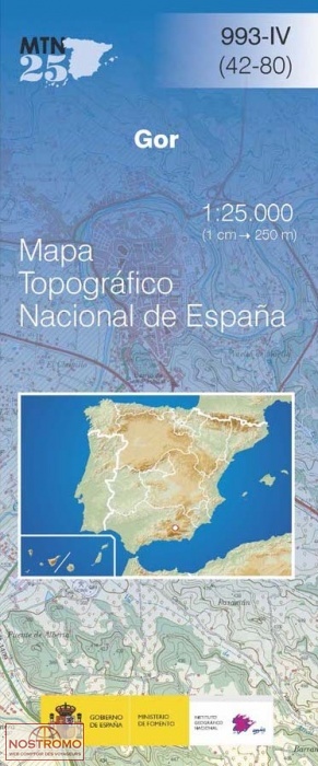 0993-4 GOR | carte topographique CNIG