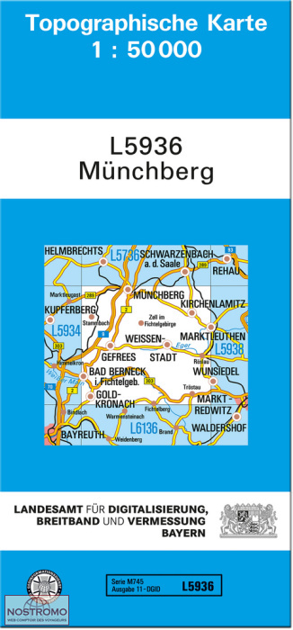 L5936 MÜNCHBERG | carte topographique LDBV