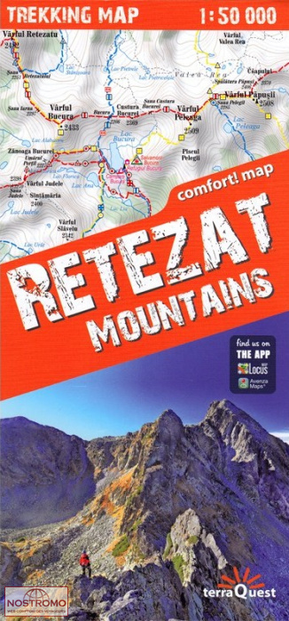 RETEZAT MOUNTAINS | Terraquest hiking map