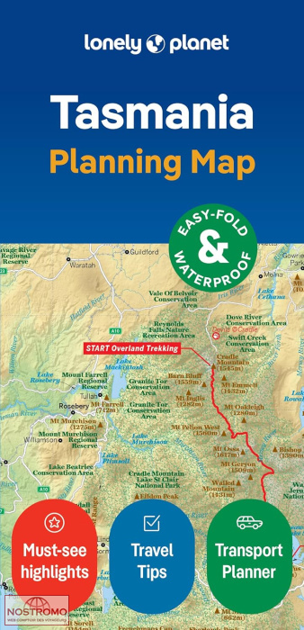 TASMANIA | Lonely Planet travel map